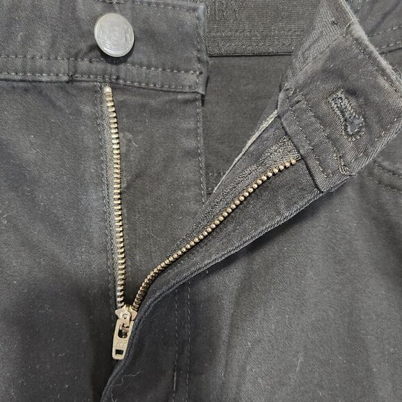 English Laundry Men's Size 38x30 Black 5 Pocket Straight Fit Cotton Blend Pants - Picture 6 of 15